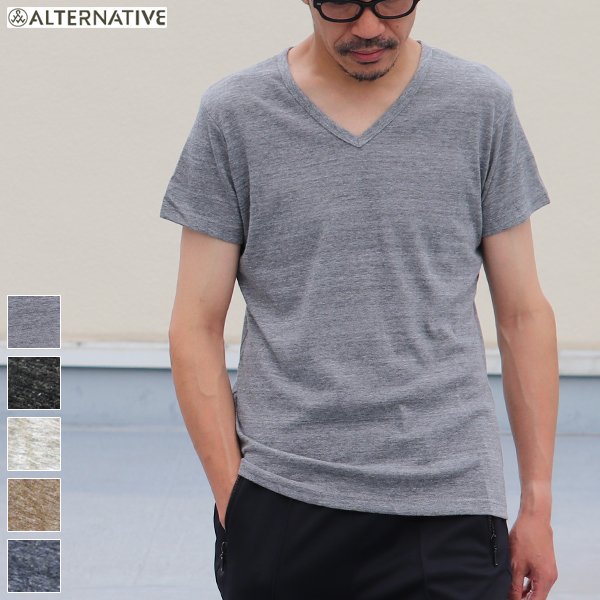 画像1: 【RE PRICE / 価格改定】別注VネックTシャツ / alternative apparel × Audience