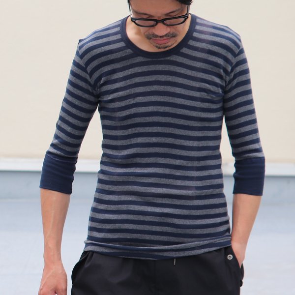 画像3: 【RE PRICE / 価格改定】別注 USA製 クルーネック 7分袖 Tシャツ / Miller × Audience