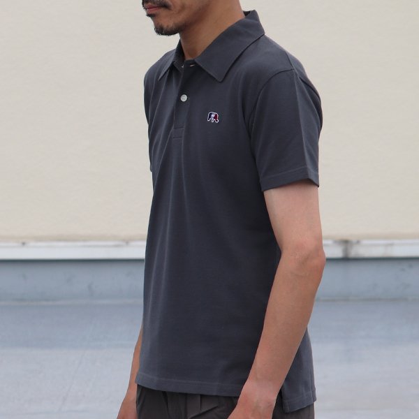 画像4: 【RE PRICE/価格改定】鹿の子3色ゾウ刺繍ワンポイントレギュラーカラー半袖ポロシャツ【MADE IN JAPAN】『日本製』 / Upscape Audience