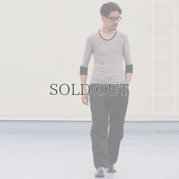 画像8: 別注USA製Uネック7分袖Tシャツ / Miller × Audience