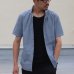 画像5: 【RE PRICE / 価格改定】ダンガリースタンドボタンダウンカラー半袖シャツ / Audience x GUNG HO