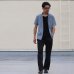 画像9: 【RE PRICE / 価格改定】ダンガリースタンドボタンダウンカラー半袖シャツ / Audience x GUNG HO