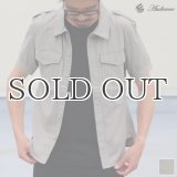 高密度硫化ツイルレイズドネック半袖シャツ / Audience