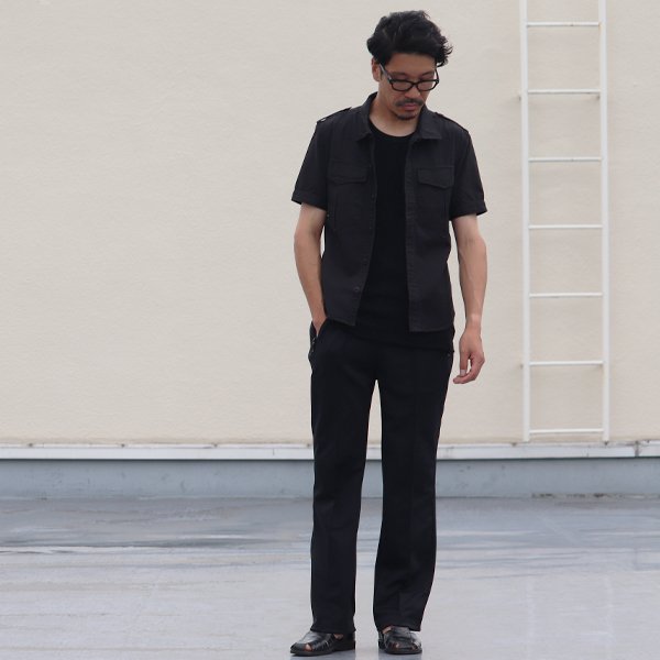 画像8: 【RE PRICE / 価格改定】高密度硫化ツイルレイズドネック半袖シャツ / Audience