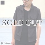 高密度硫化ツイルレイズドネック半袖シャツ / Audience