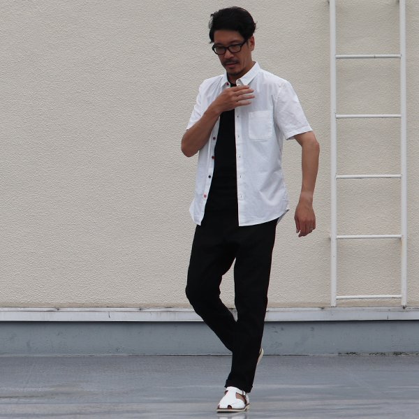 画像8: 【RE PRICE / 価格改定】ダンガリーランダムボタン半袖シャツ / Audience x GUNG HO
