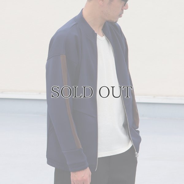 画像4: 4段スムース ライン スタンドZIPブルゾン 【MADE IN JAPAN】『日本製』 / Upscape Audience