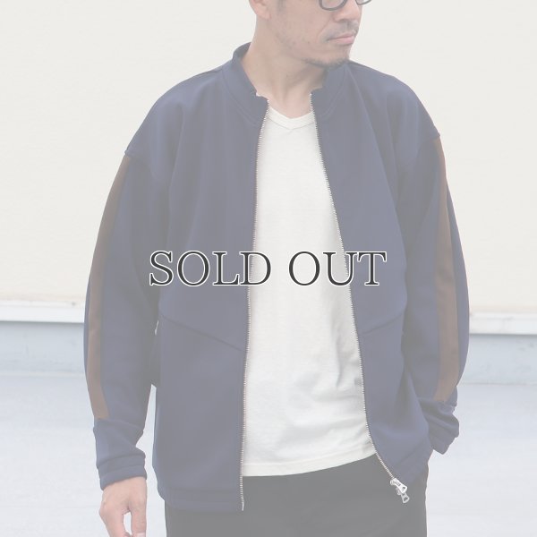 画像3: 4段スムース ライン スタンドZIPブルゾン 【MADE IN JAPAN】『日本製』 / Upscape Audience