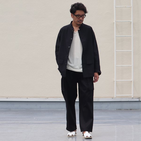 画像7: 馬布ヴィンテージフィニッシュ(ホースクロス)ホスピタルジャケット【MADE IN JAPAN】『日本製』/ Upscape Audience