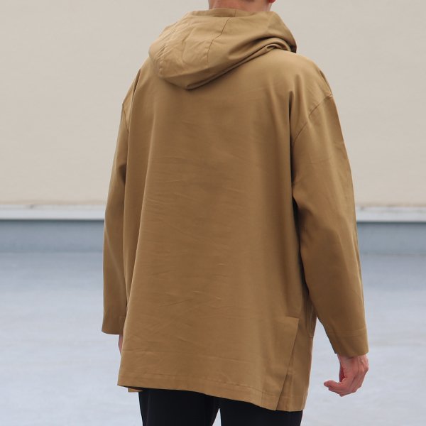 画像6: グロッシーツイル サイドスリット アノラックパーカ-【MADE IN JAPAN】『日本製』/ Upscape Audience