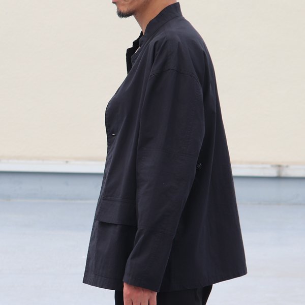 画像5: 馬布ヴィンテージフィニッシュ(ホースクロス)ホスピタルジャケット【MADE IN JAPAN】『日本製』/ Upscape Audience