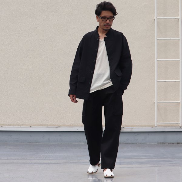 画像8: 馬布ヴィンテージフィニッシュ(ホースクロス)ホスピタルジャケット【MADE IN JAPAN】『日本製』/ Upscape Audience