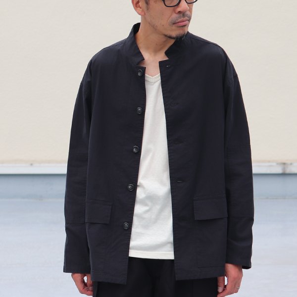 画像4: 馬布ヴィンテージフィニッシュ(ホースクロス)ホスピタルジャケット【MADE IN JAPAN】『日本製』/ Upscape Audience