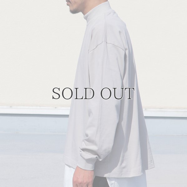 画像4: VORTEX 8オンス（MVS天竺）モックネック バルーン 長袖Tee『MADE IN JAPAN』『日本製』 / Upscape Audience