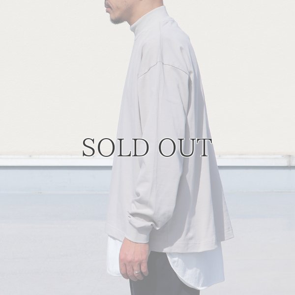 画像7: VORTEX 8オンス（MVS天竺）モックネック バルーン 長袖Tee『MADE IN JAPAN』『日本製』 / Upscape Audience