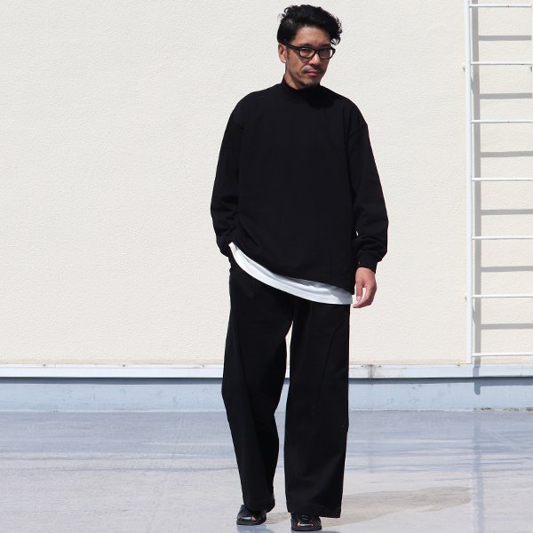 画像9: VORTEX 8オンス（MVS天竺）モックネック バルーン 長袖Tee『MADE IN JAPAN』『日本製』 / Upscape Audience