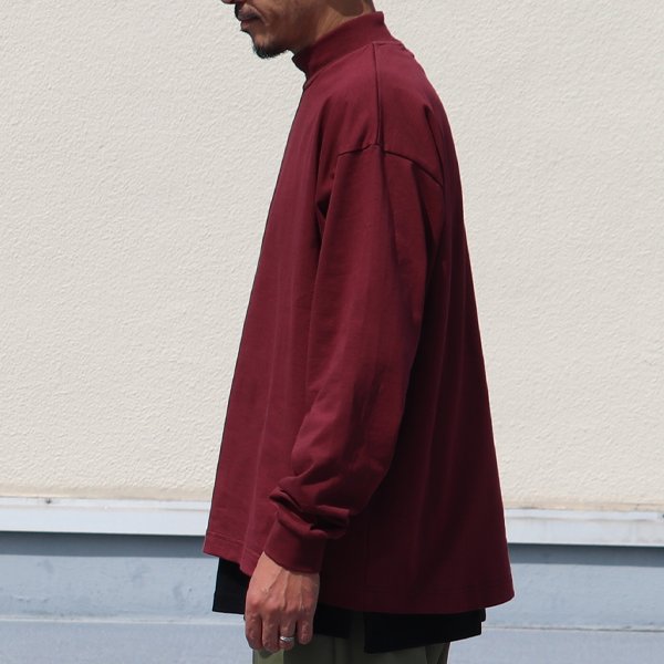 画像5: VORTEX 8オンス（MVS天竺）モックネック バルーン 長袖Tee『MADE IN JAPAN』『日本製』 / Upscape Audience