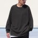 画像2: EXLANWOOL® (エクスランウール) スムース サドルショルダー ガゼット クルーネック長袖【MADE IN JAPAN】『日本製』 / Upscape Audience (2)