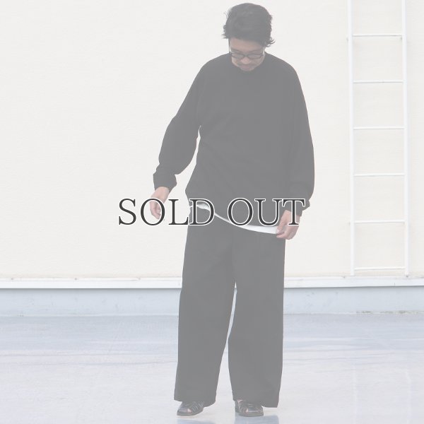 画像8: EXLANWOOL® (エクスランウール) スムース サドルショルダー ガゼット クルーネック長袖【MADE IN JAPAN】『日本製』 / Upscape Audience