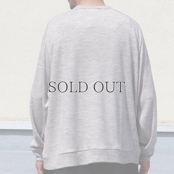 画像6: EXLANWOOL® (エクスランウール) スムース サドルショルダー ガゼット クルーネック長袖【MADE IN JAPAN】『日本製』 / Upscape Audience