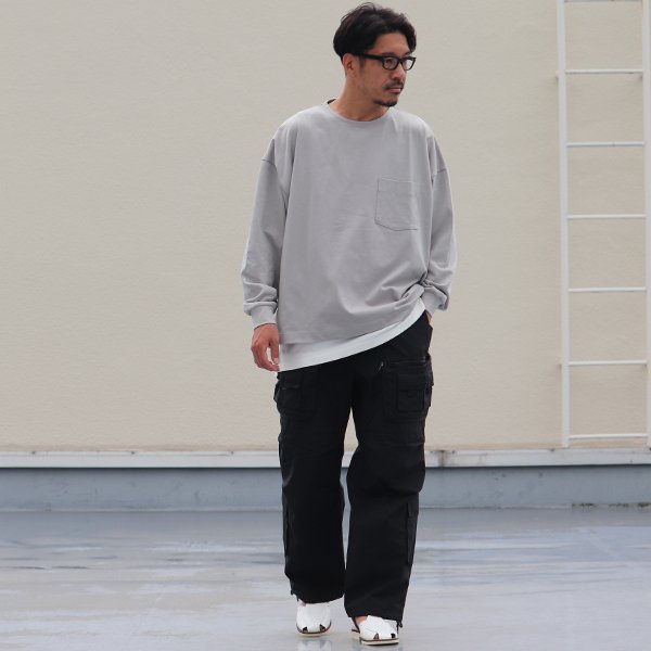 画像22: VORTEX 8オンス(MVS天竺)サイドスリット Aライン L/S Tシャツ【MADE IN JAPAN】『日本製』/ Upscape Audience