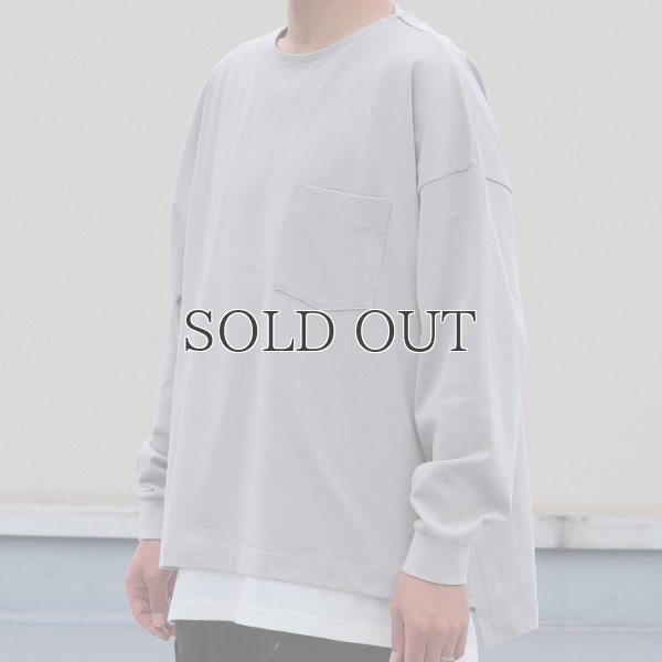 画像9: VORTEX 8オンス（MVS天竺）サイドスリット Aライン L/S Tシャツ【MADE IN JAPAN】『日本製』/ Upscape Audience