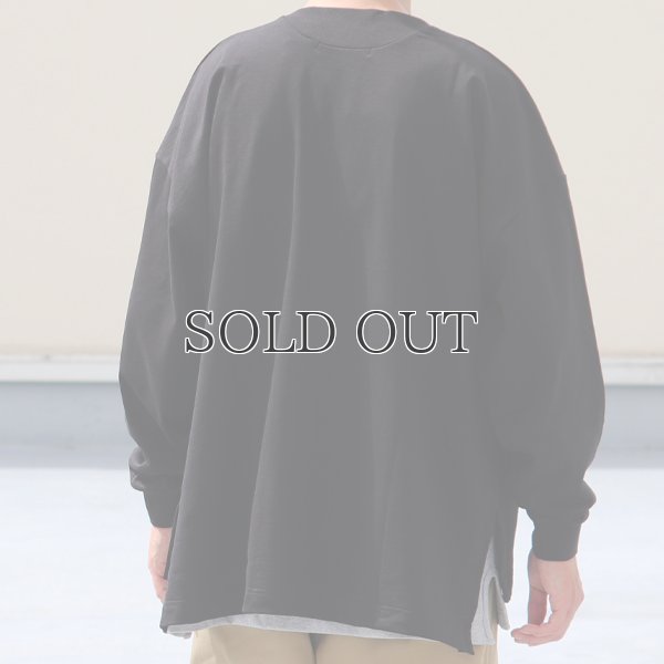画像6: VORTEX 8オンス(MVS天竺)サイドスリット Aライン L/S Tシャツ【MADE IN JAPAN】『日本製』/ Upscape Audience