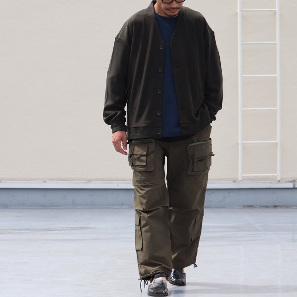 画像6: EXLANWOOL® (エクスランウール) スムース カーディガン【MADE IN JAPAN】『日本製』 / Upscape Audience