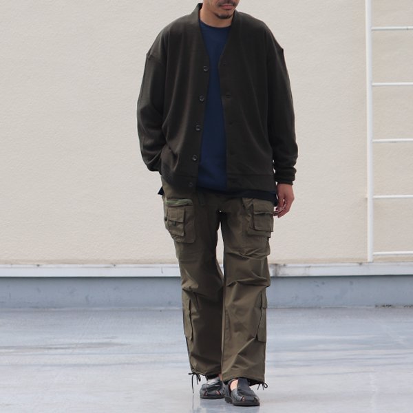 画像5: EXLANWOOL® (エクスランウール) スムース カーディガン【MADE IN JAPAN】『日本製』 / Upscape Audience