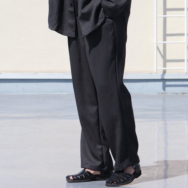 画像4: LANATEC® (ラナテック) LEI( レイ) TECH ウールライク カルゼ 2タック イージー ワイドパンツ【MADE IN JAPAN】『日本製』【送料無料】/ Upscape Audience