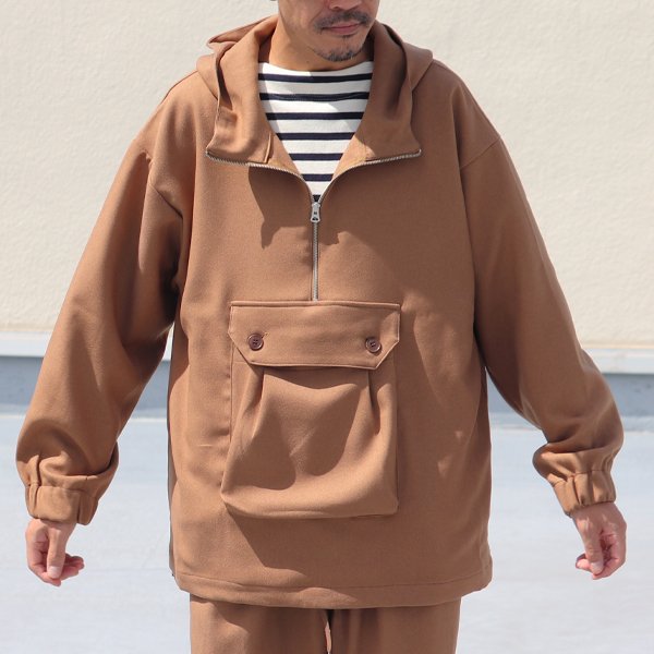 画像18: LANATEC® (ラナテック) LEI ( レイ) TECH ウールライク カルゼ ビッグポケット アノラックパーカー【MADE IN JAPAN】『日本製』【送料無料】/ Upscape Audience