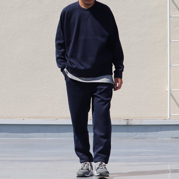 画像13: セーターフリース メランジ スウェットライク ガゼット クルーネック【MADE IN JAPAN】『日本製』 / Upscape Audience