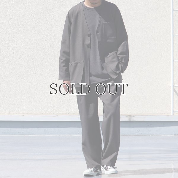 画像9: LANATEC® （ラナテック）LEI （ レイ ）TECH ウールライク サージ 2タック イージーワイドパンツ【MADE IN JAPAN】『日本製』【送料無料】/ Upscape Audience