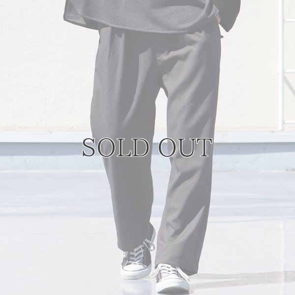 画像6: LANATEC® （ラナテック）LEI （ レイ ）TECH ウールライク サージ 2タック イージーワイドパンツ【MADE IN JAPAN】『日本製』【送料無料】/ Upscape Audience