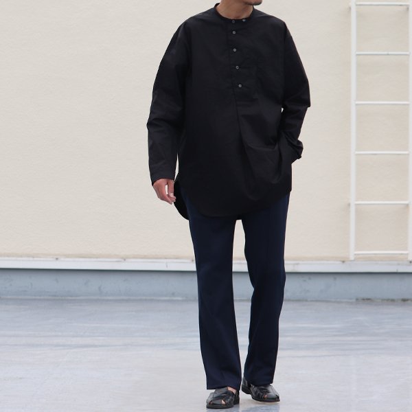 画像9: コットンツイルダンプ エアタンブラー バンドカラー コックシャツ【MADE IN JAPAN】『日本製』/ Upscape Audience