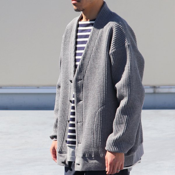 画像14: 「尾州」コットンキルト くるみボタン 3XL カーディガン【MADE IN JAPAN】『日本製』【送料無料】 / Upscape Audience