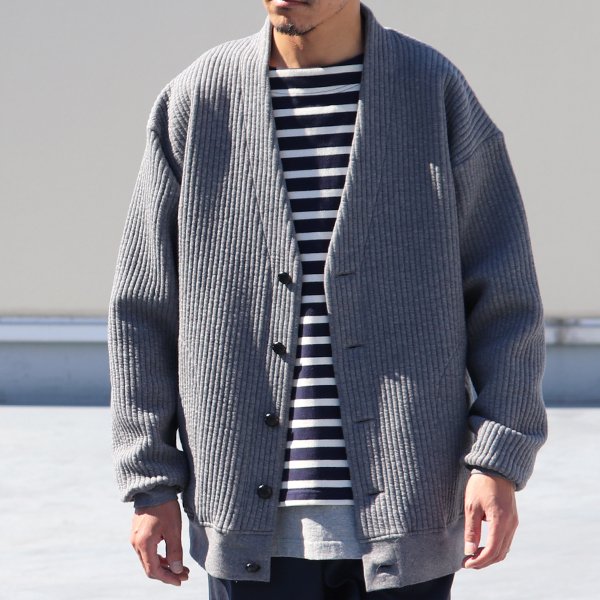 画像12: 「尾州」コットンキルト くるみボタン 3XL カーディガン【MADE IN JAPAN】『日本製』【送料無料】 / Upscape Audience