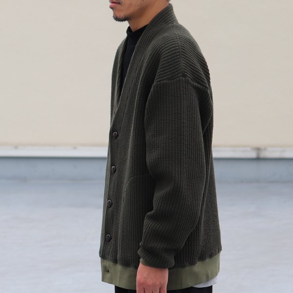 画像5: 「尾州」コットンキルト くるみボタン 3XL カーディガン【MADE IN JAPAN】『日本製』【送料無料】 / Upscape Audience