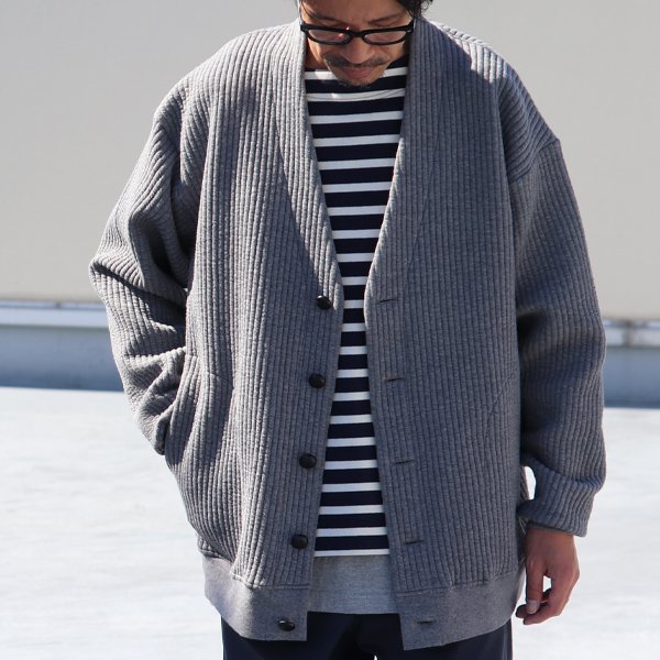 画像13: 「尾州」コットンキルト くるみボタン 3XL カーディガン【MADE IN JAPAN】『日本製』【送料無料】 / Upscape Audience