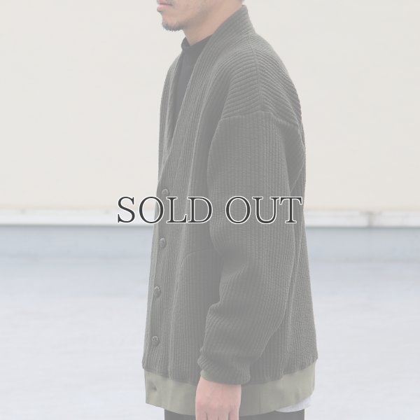 画像4: 「尾州」コットンキルト くるみボタン 3XL カーディガン【MADE IN JAPAN】『日本製』【送料無料】 / Upscape Audience