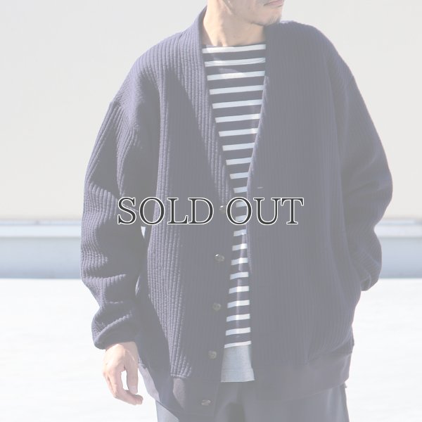 画像4: 「尾州」コットンキルト くるみボタン 3XL カーディガン【MADE IN JAPAN】『日本製』【送料無料】 / Upscape Audience