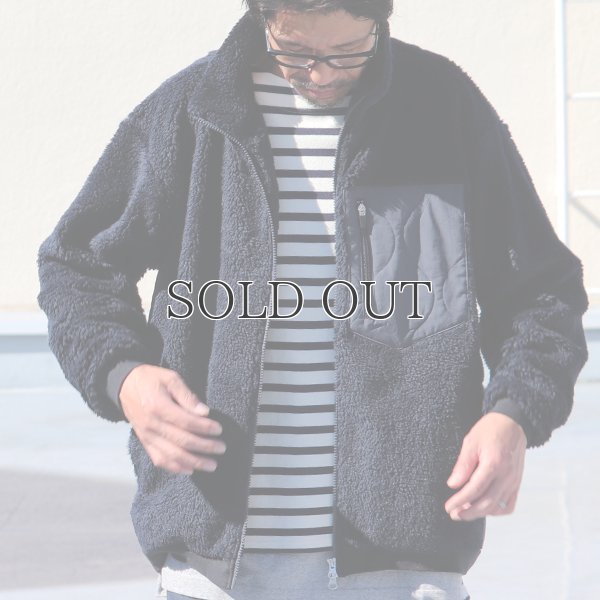 画像4: 【Lanificio Becagli(ベッカリー)】トスカーナボア スタンドブルゾン【MADE IN JAPAN】『日本製』【送料無料】/ Upscape Audience