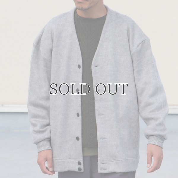 画像4: EXLANWOOL® (エクスランウール) シャギー カーディガン【MADE IN JAPAN】『日本製』 / Upscape Audience