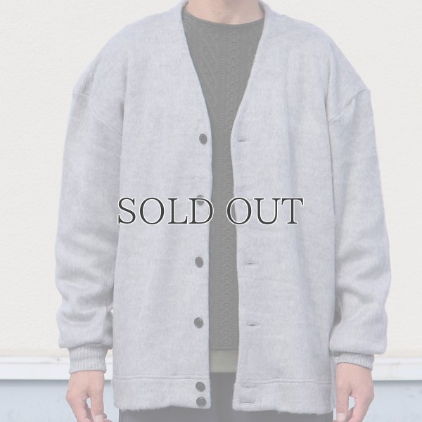 画像8: EXLANWOOL® (エクスランウール) シャギー カーディガン【MADE IN JAPAN】『日本製』 / Upscape Audience