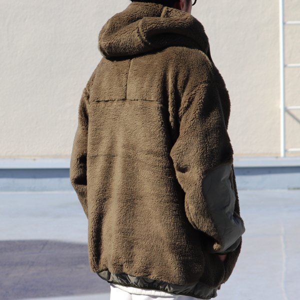 画像6: 【Lanificio Becagli(ベッカリー)】トスカーナボア フードブルゾン【MADE IN JAPAN】『日本製』【送料無料】/ Upscape Audience