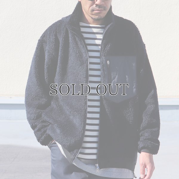 画像3: 【Lanificio Becagli(ベッカリー)】トスカーナボア スタンドブルゾン【MADE IN JAPAN】『日本製』【送料無料】/ Upscape Audience