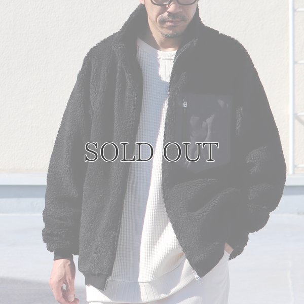 画像4: 【Lanificio Becagli（ベッカリー）】トスカーナボア スタンドブルゾン【MADE IN JAPAN】『日本製』【送料無料】/ Upscape Audience