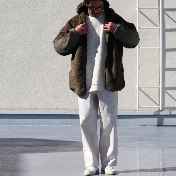 画像8: 【Lanificio Becagli(ベッカリー)】トスカーナボア フードブルゾン【MADE IN JAPAN】『日本製』【送料無料】/ Upscape Audience