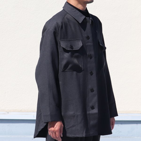 画像12: LANATEC® (ラナテック) LEI ( レイ) TECH ウールライク カルゼ サファリシャツコート【MADE IN JAPAN】『日本製』【送料無料】/ Upscape Audience