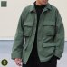 画像1: DEAD STOCK / 90s B.D.U. Jacket Green483（B.D.U. ジャケット リップストップ） (1)